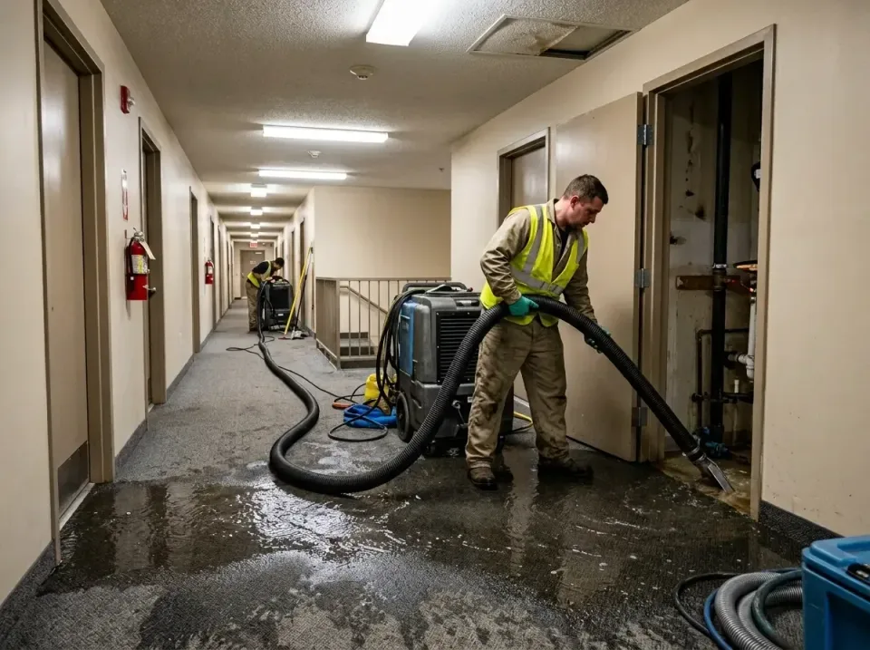 multi-unit-apartment-hallway-f-005 — frequently asked questions, Emergency Burst Pipe Water Extraction & Removal in Katy, TX